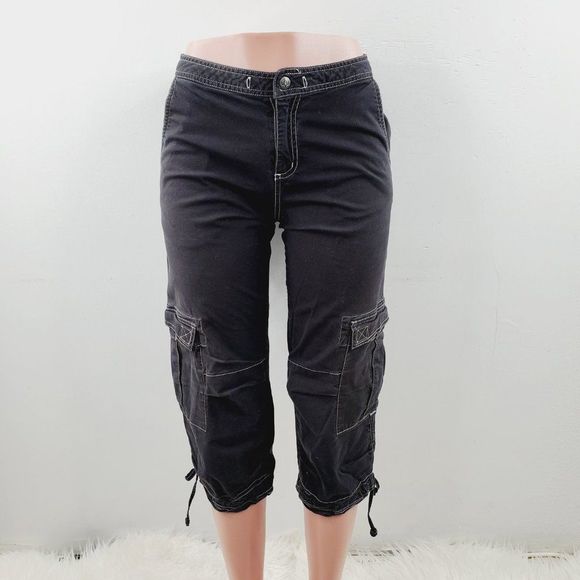 Prana | Pants u0026 Jumpsuits | Prana Womens Black Roll Up Cuff Outdoor Hiking Cargo  Capri Pants Size Small | Poshmark